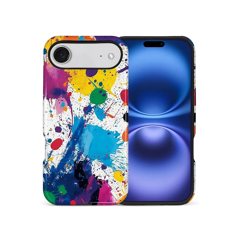 Gonez Case for iPhone Air, 2-in-1 Dual-Layer Shockproof Protection, Street Art Style Glossy