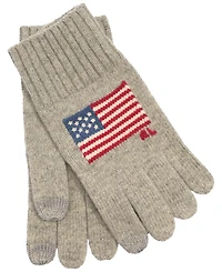 Polo Ralph Lauren Men's Wool Blend Rl Flag Knit Gloves
