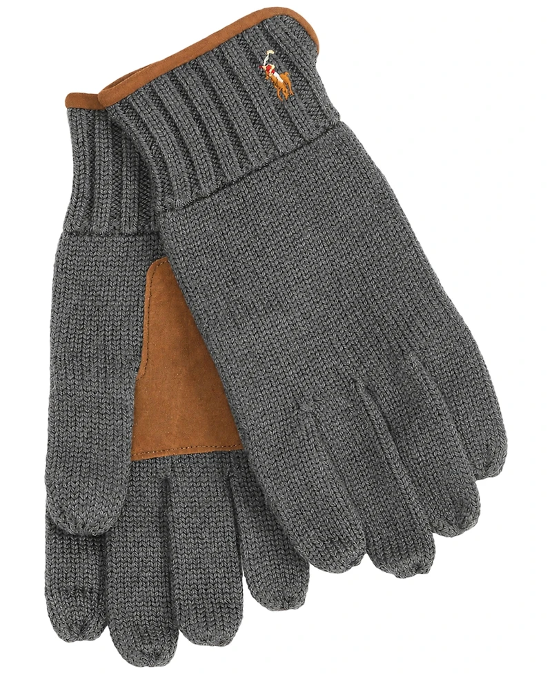 Polo Ralph Lauren Men's Suede-Trim Touch Gloves