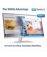 Hp Series Monitor Display Flicker-Free, Ideal for Home and Business
