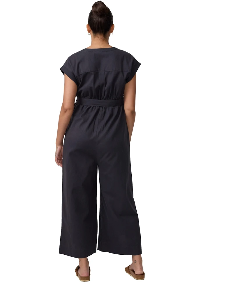 Ingrid + Isabel Maternity Tie Waist Jumpsuit