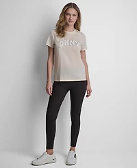 Dkny Sport Women's Varsity Logo Crewneck T-Shirt