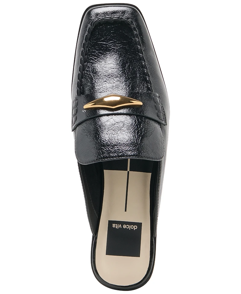 Dolce Vita Women's Bowey Buckle Flat Slip-On Loafers