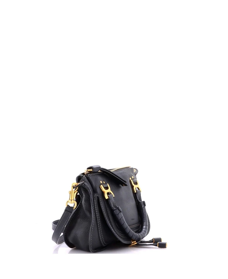 Pre-Owned Chloe Baby Marcie Satchel Leather