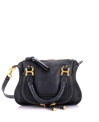 Pre-Owned Chloe Baby Marcie Satchel Leather