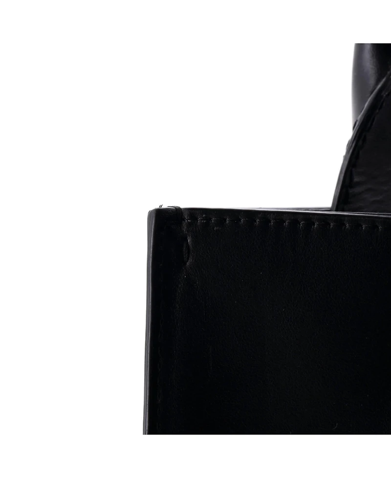 Pre-Owned Dolce & Gabbana Embossed Logo Beatrice Tote Leather