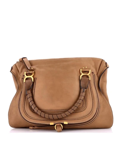Pre-Owned Chloe Large Marcie Shoulder Bag Leather