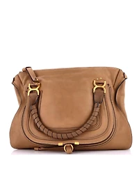 Pre-Owned Chloe Large Marcie Shoulder Bag Leather