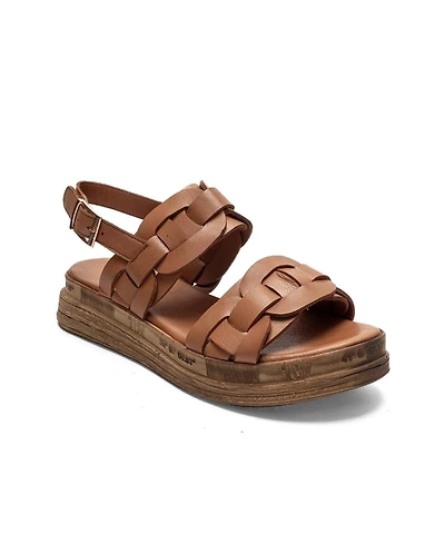 Forever & Always Shoes Women's Elvoro Leather Sandal