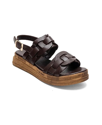 Forever & Always Shoes Women's Elvoro Leather Sandal