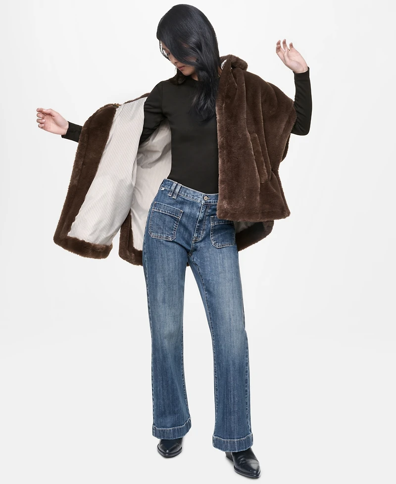 Dkny Jeans Women's Asymmetrical Two-Button Front Jacket