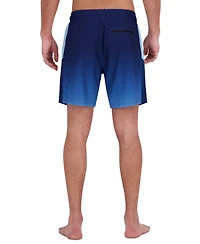 Spyder Men's Ombre Printed Color-Block 7" Volley Swimsuit