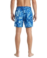 Spyder Men's Patchwork Palm Printed 7" Volley Swimsuit