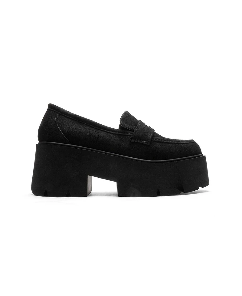 Prologue Shoes Women's Santia Chunky Platform Loafer