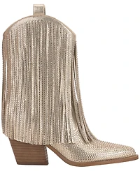Jessica Simpson Paredisa Rhinestone Fringe Cowboy Booties