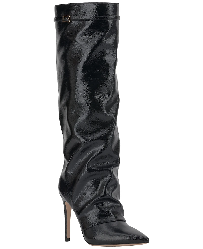 Jessica Simpson Women's Paeril Tall Wide-Calf Slouch Stiletto Boots