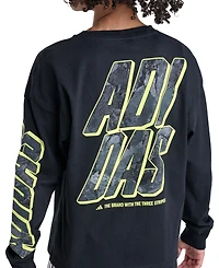 adidas Boys' 8-20 Long-Sleeve T-Shirt