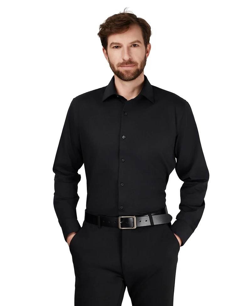 Alfani Men's Long-Sleeve Solid Dress Shirt, Macy's Exclusive
