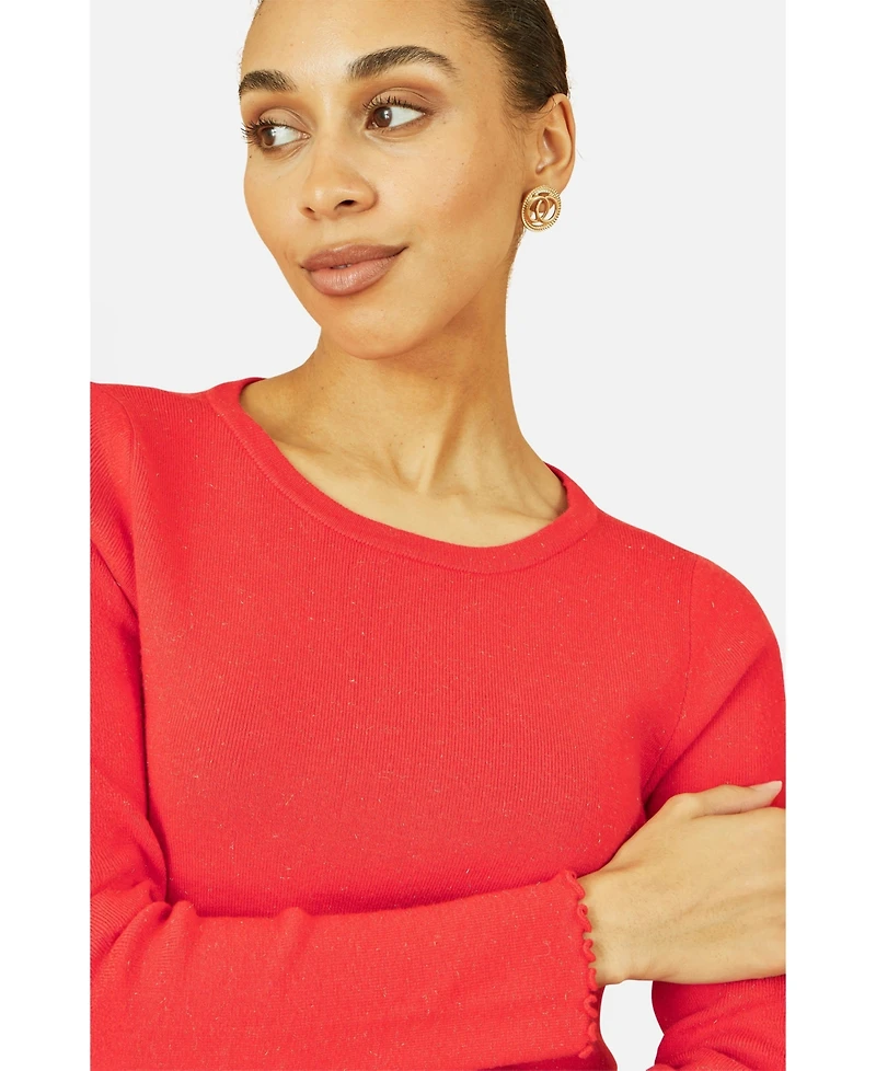 Yumi Women's Sparkle Knit Jumper