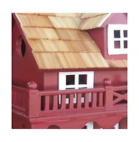 Wood Birdhouse Made from Kiln-Dried Hardwood for Durable Outdoor Use