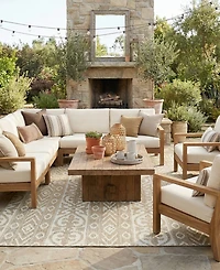 Lr Home Sunny 6'6"x9' Outdoor Area Rug