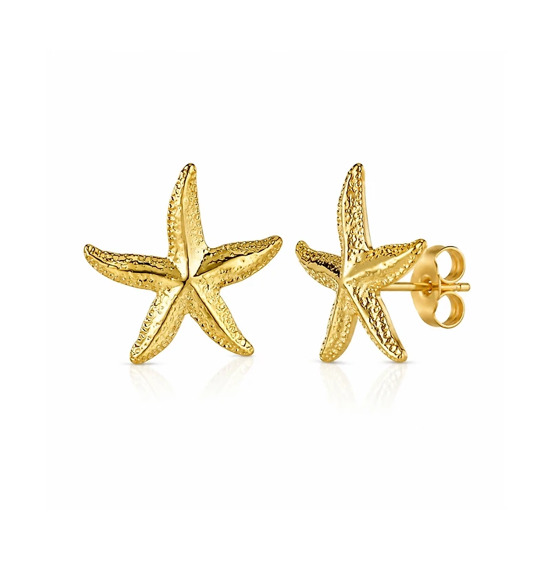 Dloria Coastal Starfish Stud Earrings