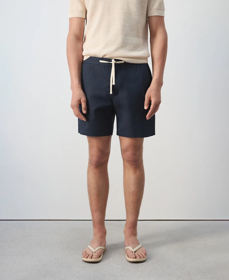 Mango Men's Cotton Lyocell 6.69" Bermuda Shorts