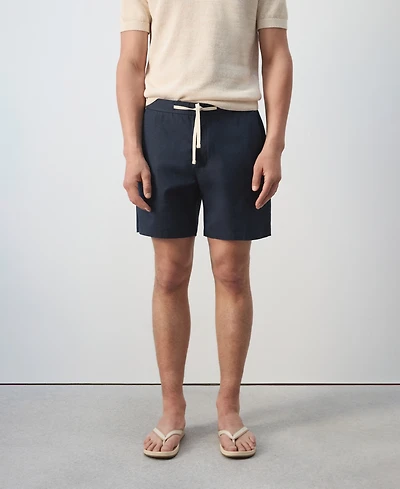 Mango Men's Cotton Lyocell 6.69" Bermuda Shorts