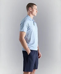 Mango Men's Coolmax Slim-Fit Striped Polo Shirt