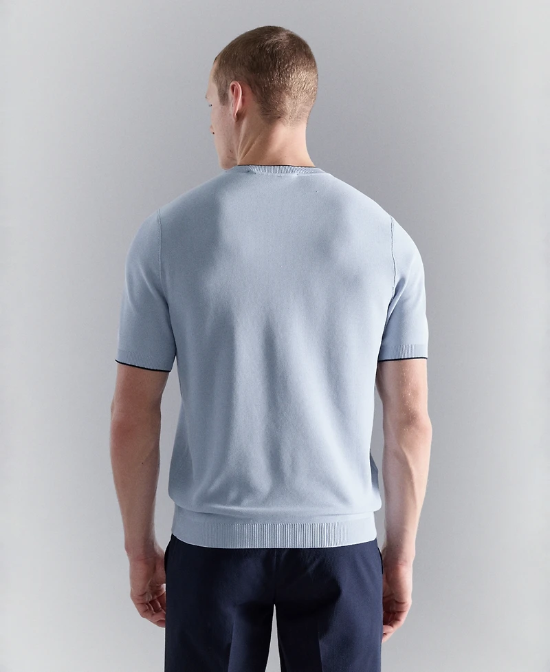 Mango Men's Combined Knitted T-Shirt