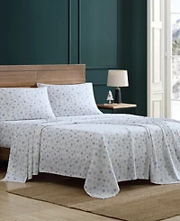 Winter Nights Cotton Flannel King Sheet Set