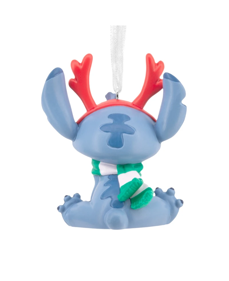 Hallmark Christmas Ornament Disney Stitch With Red Antlers