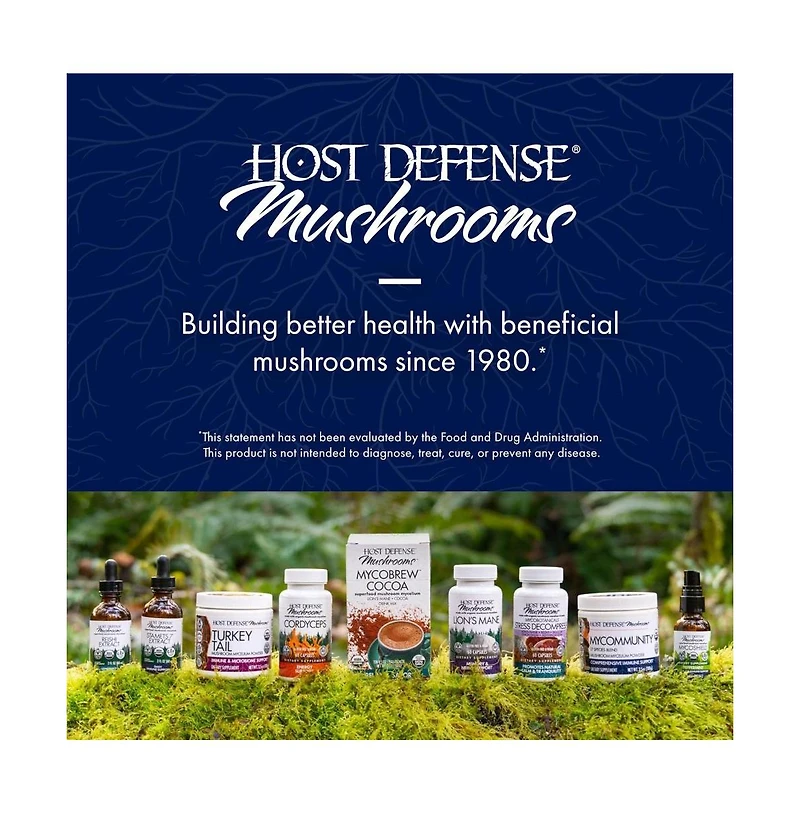 Host Defense Agarikon Capsules - Immune System Support Supplement - Mushroom Supplement to Aid Immune Functions & Cell Strength
