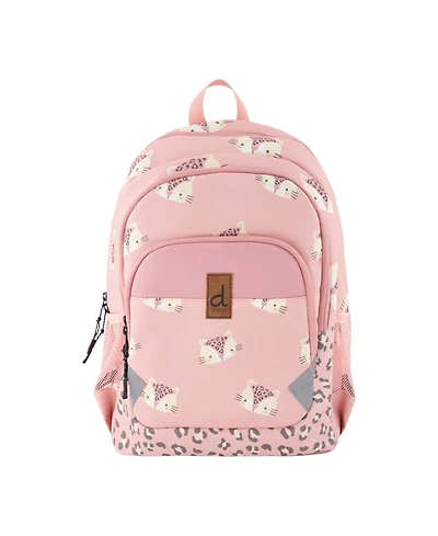 Deux par Deux Little Girl Leopard Adorable Compact Functional Spacious Backpack