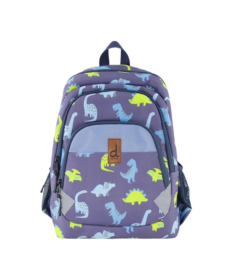 Deux par Deux Little Boy Dinos Multi Compartment Backpack