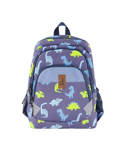 Deux par Deux Little Boy Dinos Multi Compartment Backpack