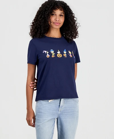 Peanuts Juniors' Costume Crewneck Tee
