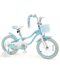 Gymax 16'' Kids Bike Toddler Bicycle w/Training Wheels Hand and Coaster Brakes Handlebar