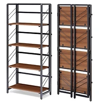 gaomon No-Assembly Folding Bookshelf