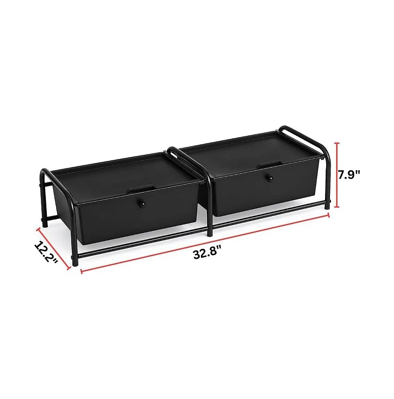 DormCo Suprima Underbed Storage - Lidded 2 Section