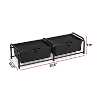 DormCo Suprima Underbed Storage - Lidded 2 Section