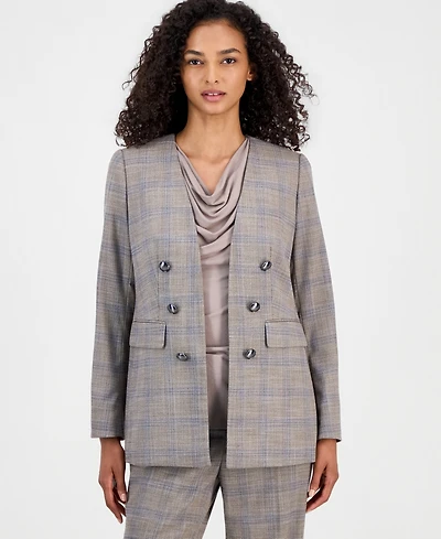 Anne Klein Women's Faux-Double-Breasted Jacket