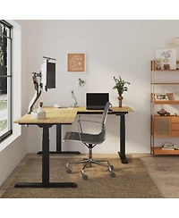 FlexiSpot L Shaped Electric Height Adjustable Standing Desk