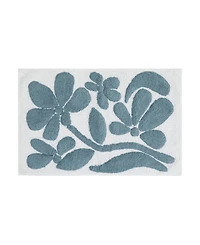 ienjoy Home Floral Cotton Bath Mat