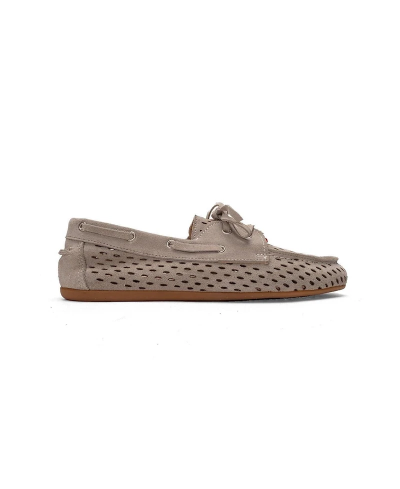 Forever & Always Shoes Women's Stevo Leather Lace Up Loafer