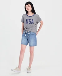 Lucky Brand Women's Usa Classic Crewneck T-Shirt