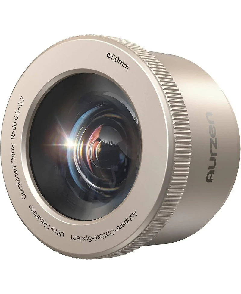Aurzen Aurora Beam Lens for Projector, 5X Bigger Image and Wide Angle, Star Projector Accessory, Magnetic Snap-On Design, for Immersive Viewing
