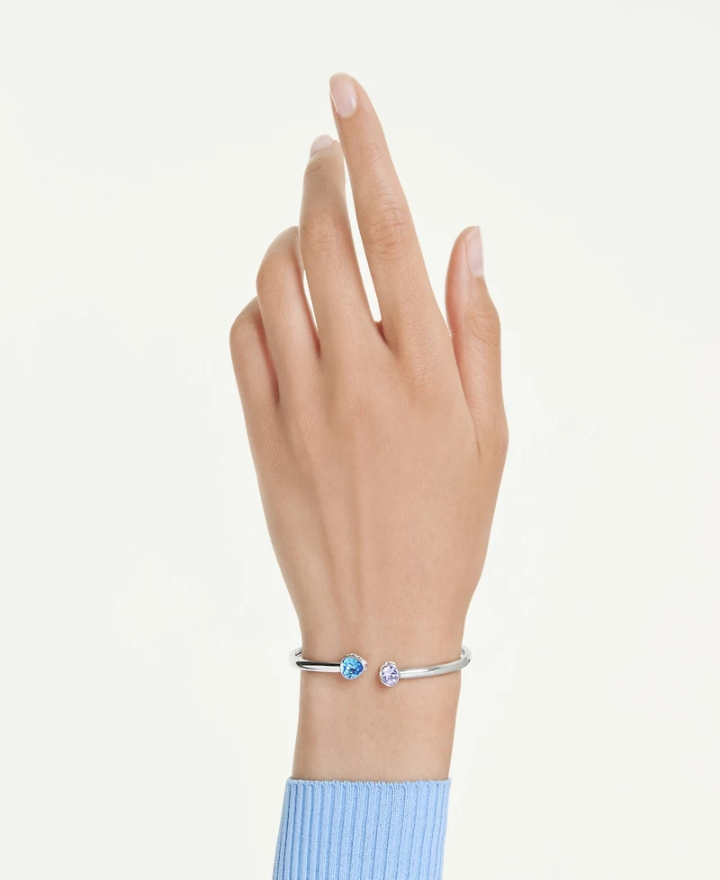 Swarovski Rhodium-Plated Chroma Bangle Bracelet