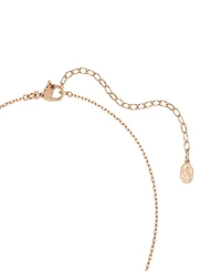 Swarovski Rose Gold-Tone Plated Swan Pendant Necklace