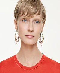 Swarovski Gold-Tone Plated Gema Drop Earrings